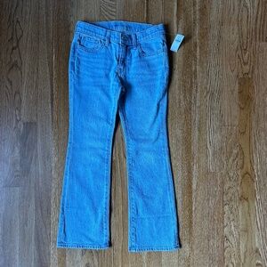 Girls Old Navy Mid Rise Bootcut Jeans, Light Blue, Size 10 NWT